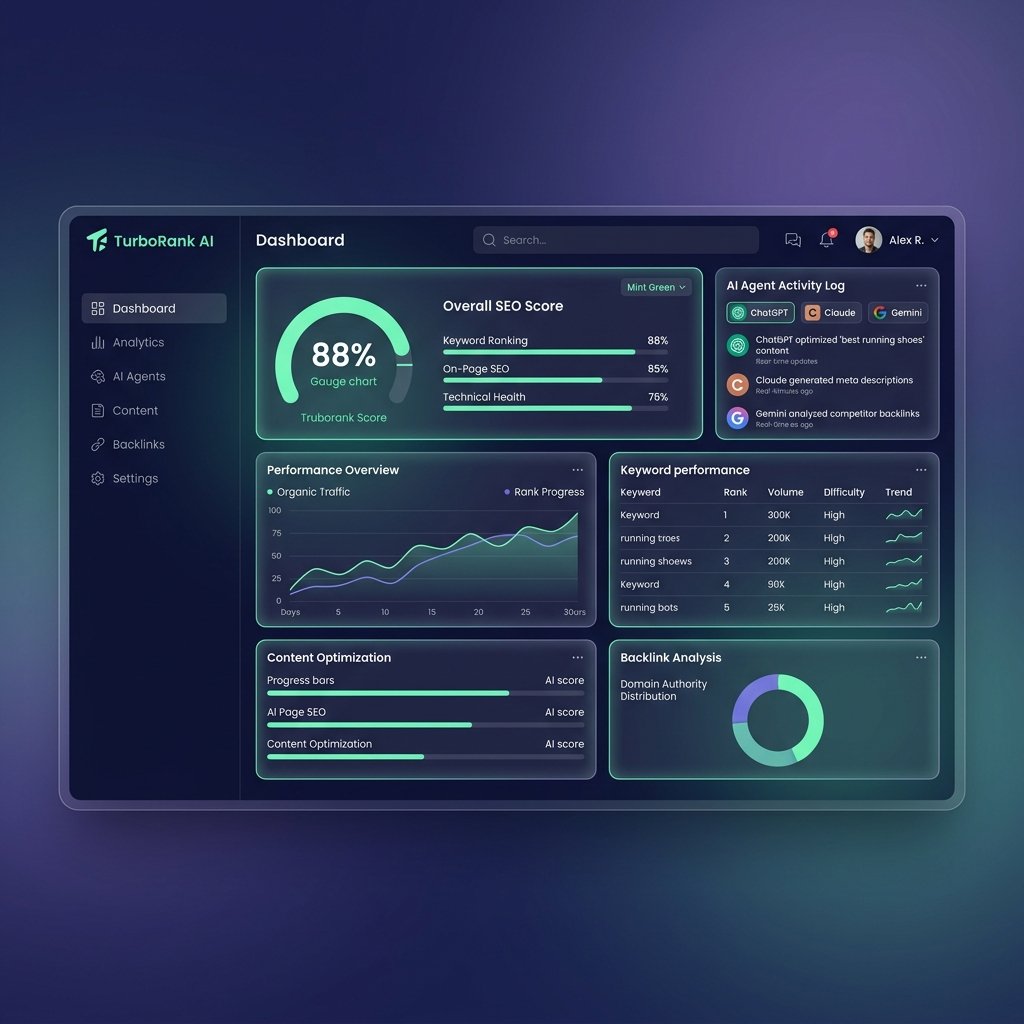TruboRank AI Mockup